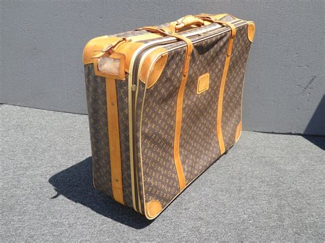 louis vuitton luggage made from